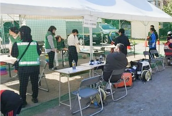 ドローン体験イベントの様子