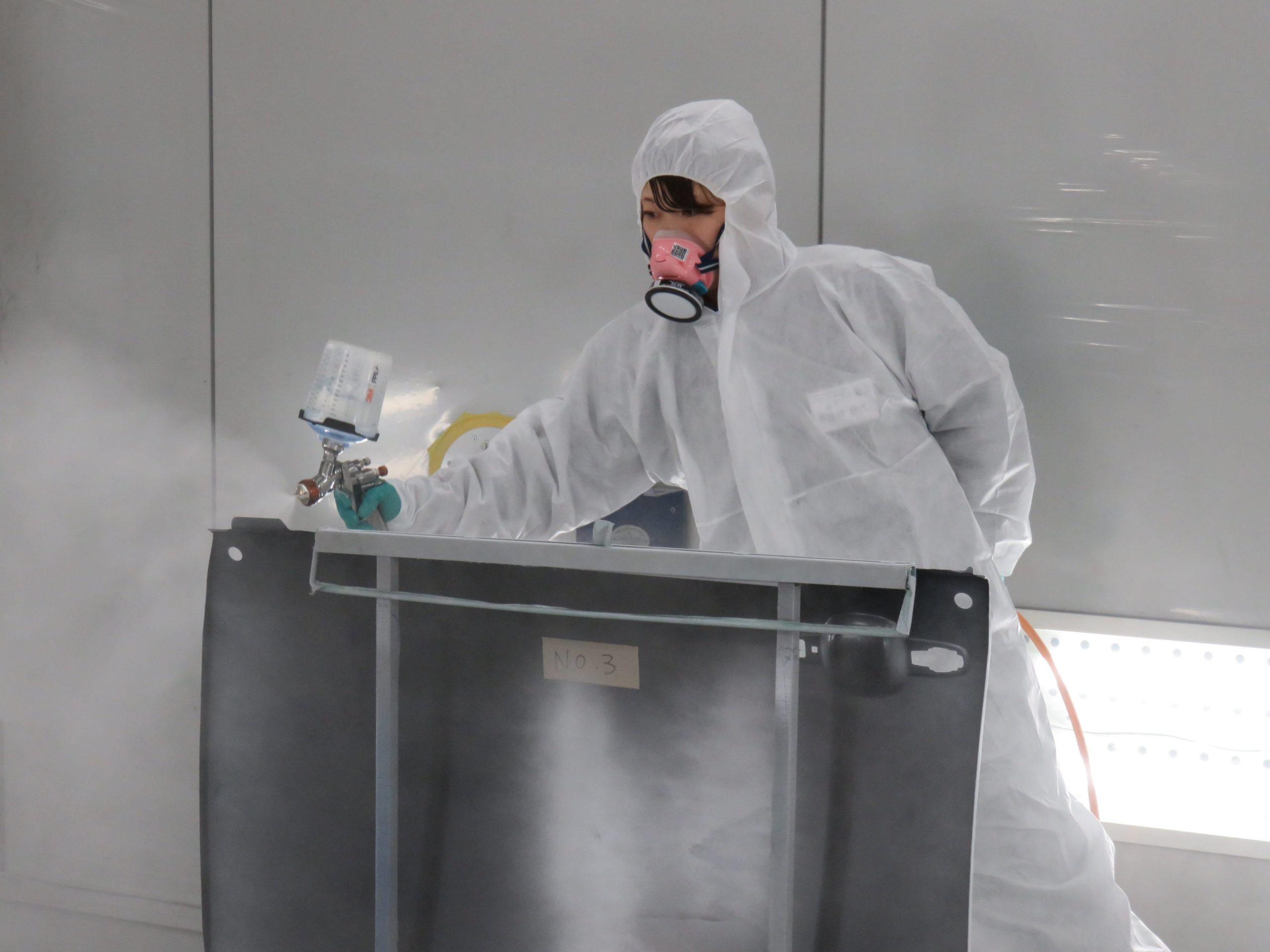 スプレーマン上塗りセミナーメタリック・３コートパールコース